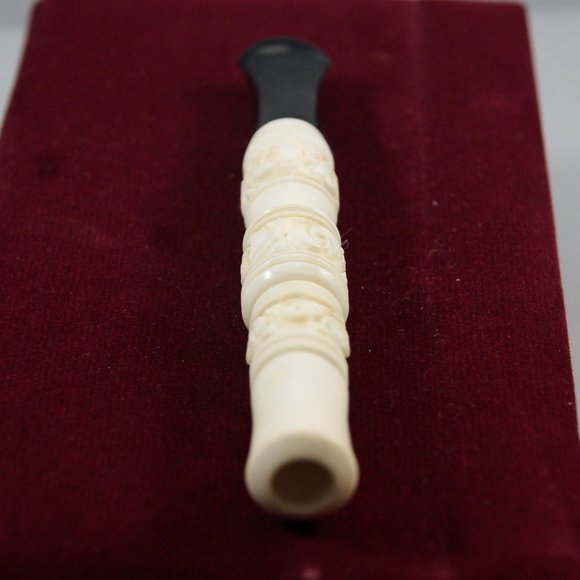 Meerschaum Cigarette Holder | White - Handmade - Picture 2 of 4